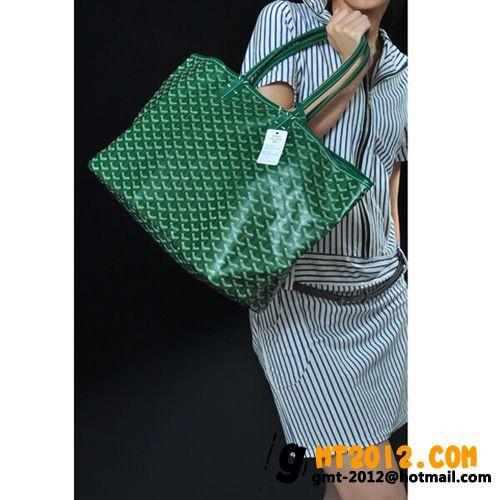 ゴヤールスーパーコピー トートバッグ サンルイPM グリーン GOYARD-023